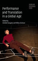 Book cover of: Performance and Translation in a Global Age. By: Avishek Ganguly