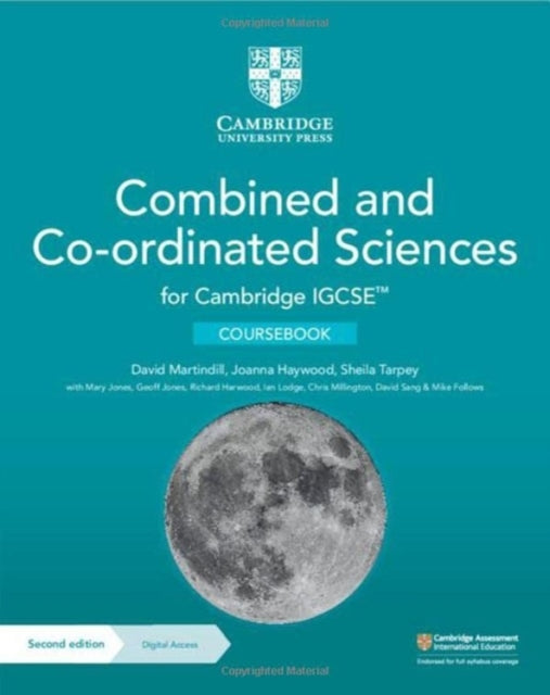 Cambridge IGCSE™ Combined and Co-ordinated Sciences Coursebook with Digital Access (2 Years) 9781009311281 David Martindill