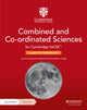 Book cover of: Cambridge IGCSE™ Combined and Co-ordinated Sciences Chemistry Workbook with Digital Access (2 Years). By: David Martindill