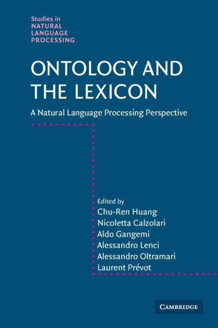 Book cover of: Ontology and the Lexicon. By: Chu-Ren Huang