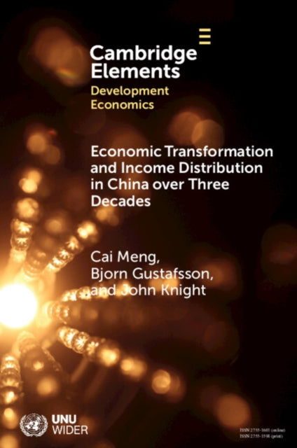 Book cover of: Economic Transformation and Income Distribution in China over Three Decades. By: Cai Meng