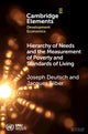 Book cover of: Hierarchy of Needs and the Measurement of Poverty and Standards of Living