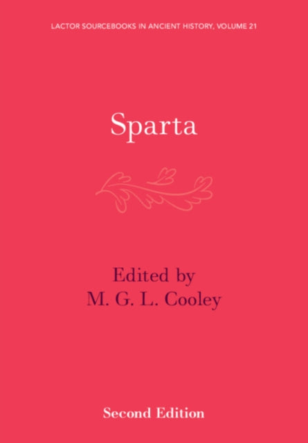 Book cover of: Sparta. By: M. G. L. Cooley