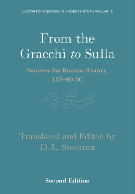 Book cover of: From the Gracchi to Sulla. By: D. L. Stockton
