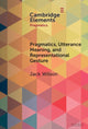Book cover of: Pragmatics, Utterance Meaning, and Representational Gesture. By: Wilson, Jack