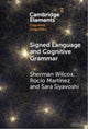Book cover of: Signed Language and Cognitive Grammar