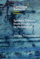 Book cover of: Spoken Threats from Production to Perception