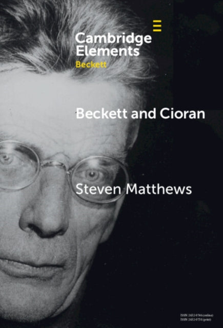 Book cover of: Beckett and Cioran