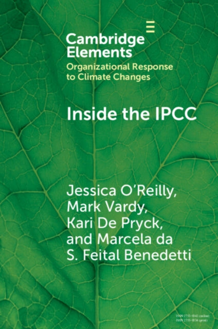 Book cover of: Inside the IPCC. By: Mark Vardy