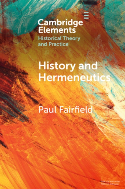Book cover of: History and Hermeneutics