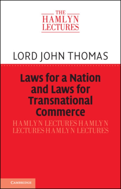 Book cover of: Laws for a Nation and Laws for Transnational Commerce