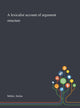 Book cover of: Lexicalist Account of Argument Structure