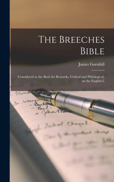 Book cover of: Breeches Bible. By: James Gurnhill