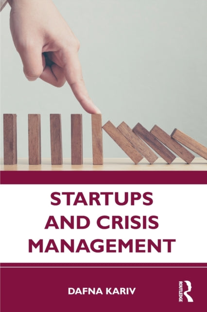 Book cover of: Startups and Crisis Management. By: Dafna Kariv