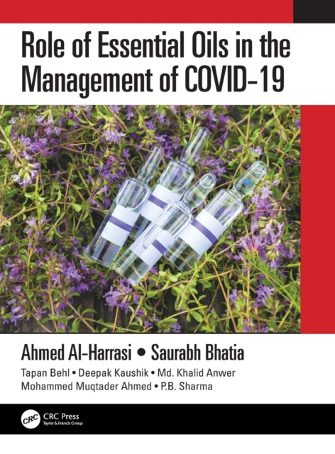 Book cover of: Role of Essential Oils in the Management of COVID-19. By: Ahmed Al-Harrasi