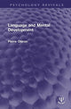 Book cover of: Language and Mental Development. By: Pierre Oléron