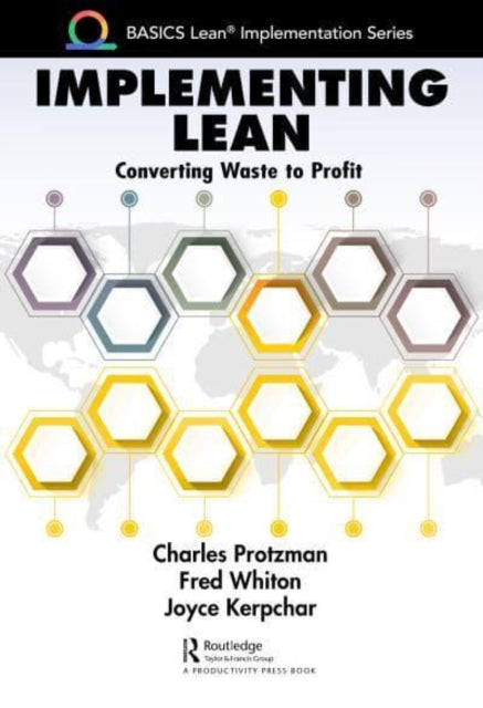 Book cover of: Implementing Lean. By: Charles Protzman