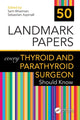 Book cover of: 50 Landmark Papers every Thyroid and Parathyroid Surgeon Should Know. By: Sam Wiseman