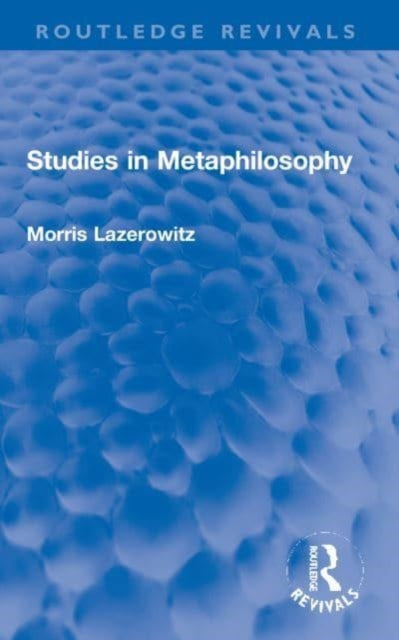 Studies in Metaphilosophy
