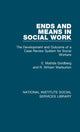 Book cover of: Ends and Means in Social Work. By: E. Matilda Goldberg