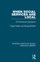 Book cover of: When Social Services are Local. By: Roger Hadley