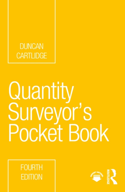 Book cover of: Quantity Surveyor's Pocket Book