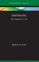 Book cover of: Sentencing. By: Elaine A O Freer