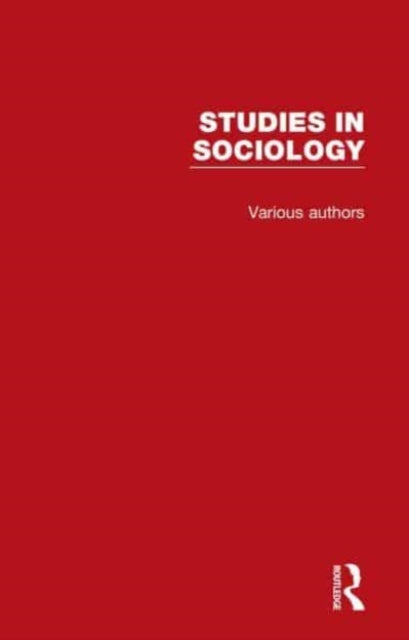 Book cover of: Studies in Sociology