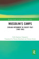 Book cover of: Mussolini's Camps. By: Carlo Spartaco Capogreco