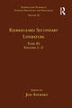 Book cover of: Volume 18, Tome III: Kierkegaard Secondary Literature. By: Jon Stewart