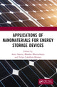 Book cover of: Applications of Nanomaterials for Energy Storage Devices. By: Amit Saxena