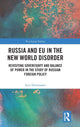 Book cover of: Russia and EU in the New World Disorder. By: Aziz Elmuradov