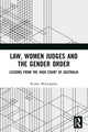 Book cover of: Law, Women Judges and the Gender Order. By: Kcasey McLoughlin
