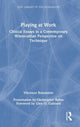 Book cover of: Playing at Work. By: Vincenzo Bonaminio