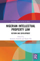 Book cover of: Nigerian Intellectual Property Law