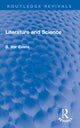 Book cover of: Literature and Science. By: B. Ifor Evans