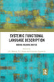 Book cover of: Systemic Functional Language Description. By: J. R. Martin