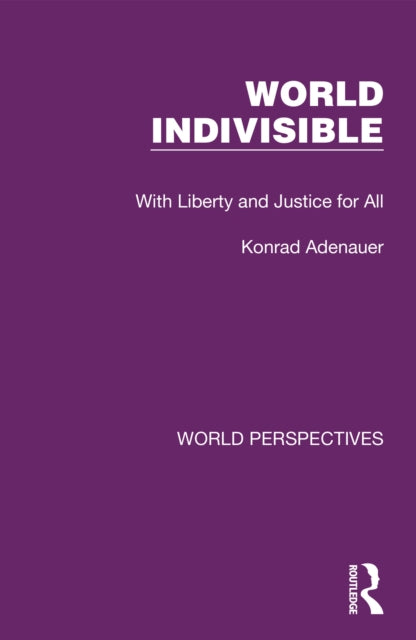 Book cover of: World Indivisible