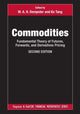 Book cover of: Commodities. By: M. A. H. Dempster