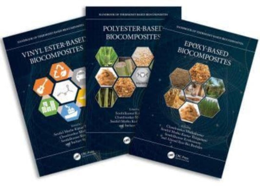 Book cover of: Handbook of Thermoset-Based Biocomposites, Three-Volume Set. By: Chandrasekar Muthukumar