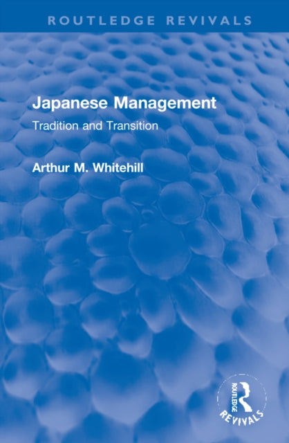 Book cover of: Japanese Management. By: Arthur M. Whitehill