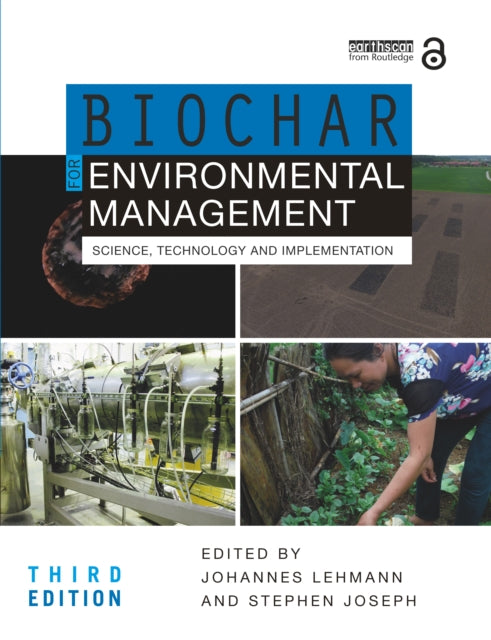Book cover of: Biochar for Environmental Management. By: Johannes Lehmann