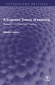 Book cover of: Cognitive Theory of Learning. By: Marvin Levine