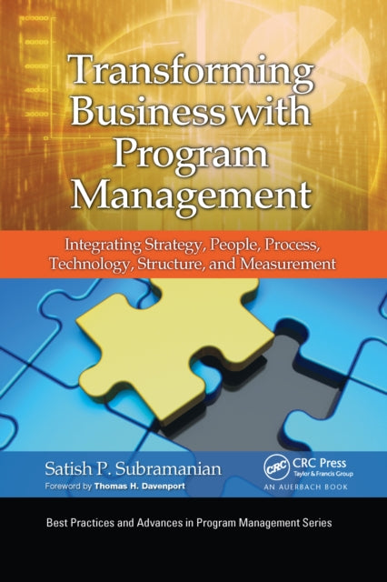 Book cover of: Transforming Business with Program Management. By: Satish P. Subramanian
