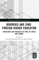 Book cover of: Bourdieu and Sino–Foreign Higher Education. By: Guanglun Michael Mu