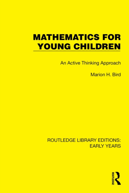 Book cover of: Mathematics for Young Children. By: Marion H. Bird