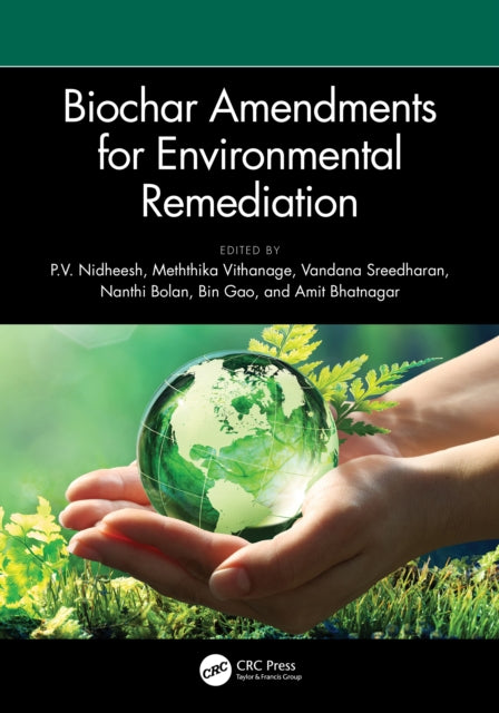 Book cover of: Biochar Amendments for Environmental Remediation