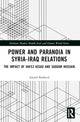 Book cover of: Power and Paranoia in Syria-Iraq Relations. By: Amjed Rasheed