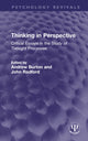 Book cover of: Thinking in Perspective. By: Andrew Burton
