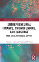 Book cover of: Entrepreneurial Finance, Crowdfunding, and Language. By: Francesca Capo